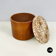 画像をギャラリービューアに読み込む, Round pouf by Pozzi, 1960s