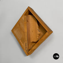 Charger l'image dans la galerie, Sculpture Profilo di Moravia by Mario Ceroli, 1970s