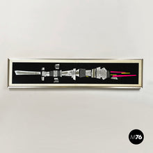 画像をギャラリービューアに読み込む, Silk-screen print with collage Macchina Impossibile by Bruno Munari, 1970s