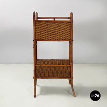 Load image into Gallery viewer, Magazine rack in rattan, 1960s