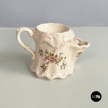 Load image into Gallery viewer, Barber mug in white ceramic by Staffordshire, 1900s