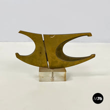 将图片加载到图库查看器,Bronze sculpture by Edmondo Cirillo, 1970s