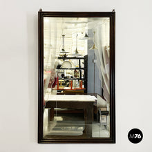 画像をギャラリービューアに読み込む, Wall mirror with acidified decorations in wood, 1930s