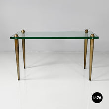 Carica l'immagine nel visualizzatore di Gallery, Coffe table in glass and brass, 1950s
