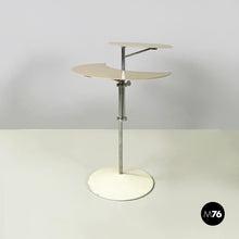 画像をギャラリービューアに読み込む, Metal coffee table with double shelf, 1990s