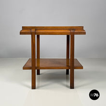 画像をギャラリービューアに読み込む, Coffee table in buxus and wood, 1930-1940s