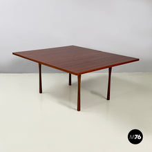 画像をギャラリービューアに読み込む, Coffee table with extendable top in wood, 1960s