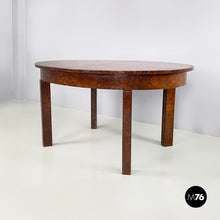 画像をギャラリービューアに読み込む, Oval dining table in wood, 1930s