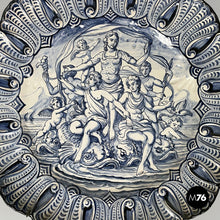 Load image into Gallery viewer, Glazed ceramic plate by Alba Docilia Albisola, 1950s