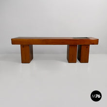 Carica l'immagine nel visualizzatore di Gallery, Wooden bench with flower box, 1970s