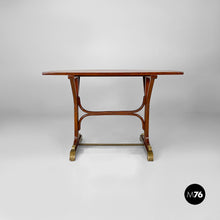 画像をギャラリービューアに読み込む, Dining tables in wood and brass, 1930s
