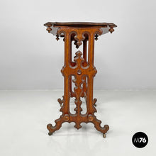 将图片加载到图库查看器,Wooden coffee table with casters, 1800s
