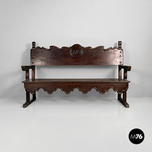 将图片加载到图库查看器,Wooden bench, 1820s