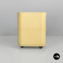 将图片加载到图库查看器,White plastic modular chest of drawers by Anna Castelli for Kartell, 1970s