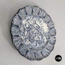 Load image into Gallery viewer, Glazed ceramic plate by Alba Docilia Albisola, 1950s