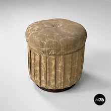 Charger l'image dans la galerie, Footrest or pouf in fabric, 1900s
