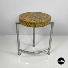 将图片加载到图库查看器,Wooden and metal coffee table, 1970s