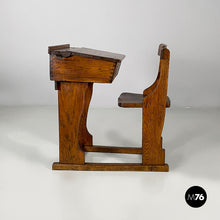 Load image into Gallery viewer, School desk in wood, 1930s