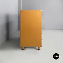 Carica l'immagine nel visualizzatore di Gallery, Chest of drawers in beige leather, 2000s