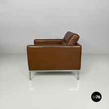 Carica l'immagine nel visualizzatore di Gallery, Leather armchairs by Florence Knoll for Knoll International, 1970s