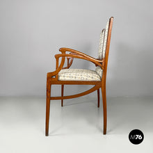 Load image into Gallery viewer, Bench in fabric and wood, 1930s