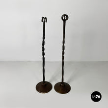 画像をギャラリービューアに読み込む, Doorstop in wrought iron, 1930s