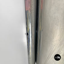 画像をギャラリービューアに読み込む, Cylindrical wall lamps in chromed metal, 1970s