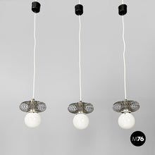 Load image into Gallery viewer, Chandeliers in metal, 1980s