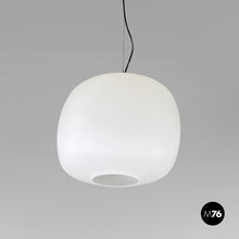 Charger l'image dans la galerie, Chandelier in opaline glass, 1950s