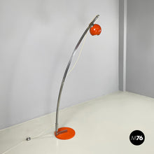 Carica l'immagine nel visualizzatore di Gallery, Floor lamp in orange metal, 1970s