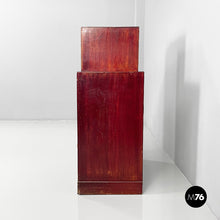 Load image into Gallery viewer, Bookcase in red wood, 1940s