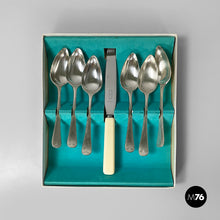 将图片加载到图库查看器,Grapefruit knife and spoon by George Buttler & Co., 1950s