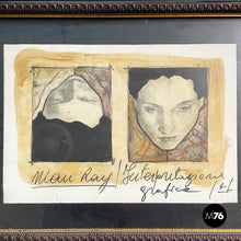 画像をギャラリービューアに読み込む, Mixed media painting, 1940-1970s