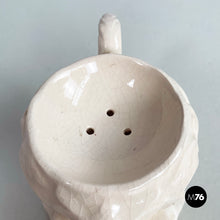 Load image into Gallery viewer, Barber mug in white ceramic by Staffordshire, 1900s