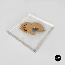 将图片加载到图库查看器,Bronze sculpture by Edmondo Cirillo, 1970s