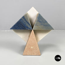 Load image into Gallery viewer, Geometric marble sculptures, 1980s