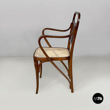 Load image into Gallery viewer, Chair in wood and straw, 1930s