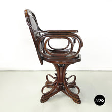 Charger l'image dans la galerie, Swivel chair in wood by Thonet, 1900s