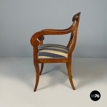 Charger l'image dans la galerie, Chairs in wood and fabric, mid 19th century