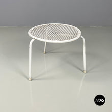 Charger l'image dans la galerie, Outdoor coffe tables in white metal by Emu, 1960s