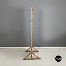 画像をギャラリービューアに読み込む, Freestanding full-lenght rattan mirror, 1960s