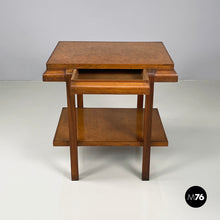 画像をギャラリービューアに読み込む, Coffee table in buxus and wood, 1930-1940s
