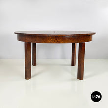 画像をギャラリービューアに読み込む, Oval dining table in wood, 1930s