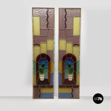 Charger l'image dans la galerie, Cactus stained-glass windows, 1910s