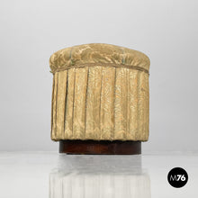Charger l'image dans la galerie, Footrest or pouf in fabric, 1900s