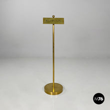 Charger l'image dans la galerie, Sign in brass, 1980s
