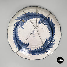 Load image into Gallery viewer, Glazed ceramic plate by Alba Docilia Albisola, 1950s