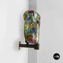 画像をギャラリービューアに読み込む, Colored glass applique by Venini, 1950s