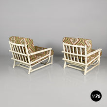 Load image into Gallery viewer, Armchairs by Lyda Levi for McGuire Company, 1970s