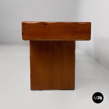 Carica l'immagine nel visualizzatore di Gallery, Wooden bench with flower box, 1970s